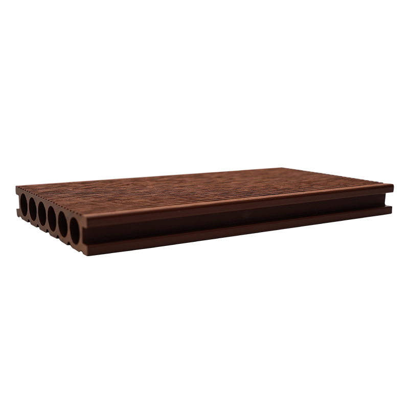 Dubing de plástico de madera de grano recto de seis agujeros