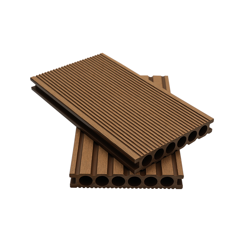 Dubing de plástico de madera de grano recto de seis agujeros