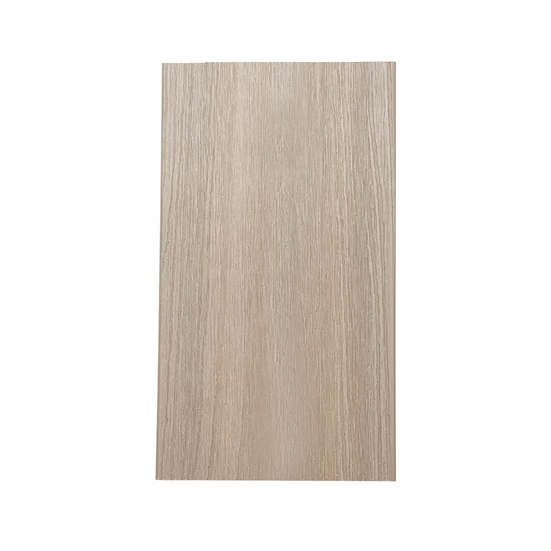 Decisión de plástico de madera extruida de doble cara en relieve de seis hoyos