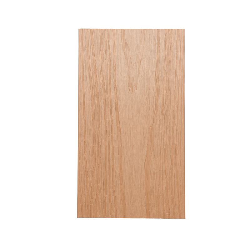 Decisión de plástico de madera extruida de doble cara en relieve de seis hoyos